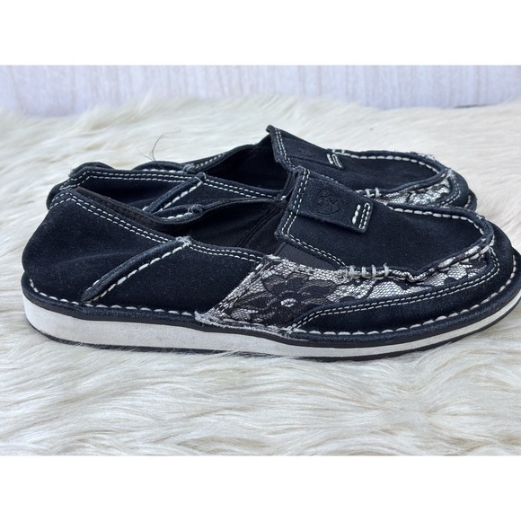 Ariat Shoes - Ariat Cruiser Slip On Shoes Women's 6B Black Suede Comfort Casual